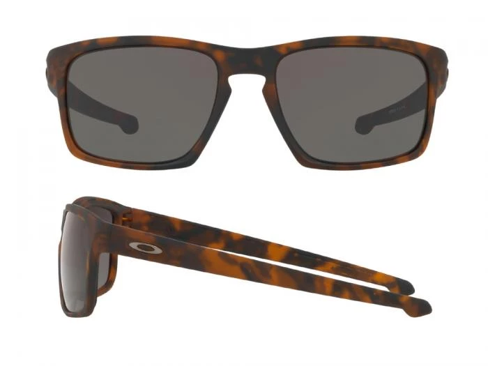 oakley sliver in matte havana tortoise with warm grey lenses oo926203