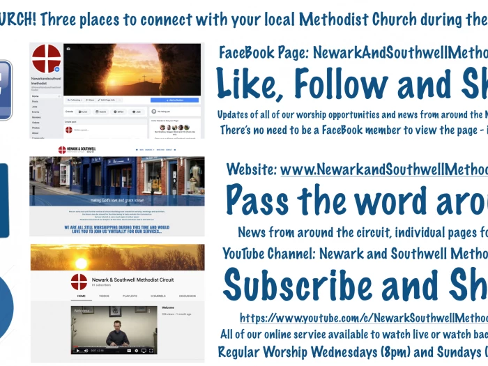 online worship flyer