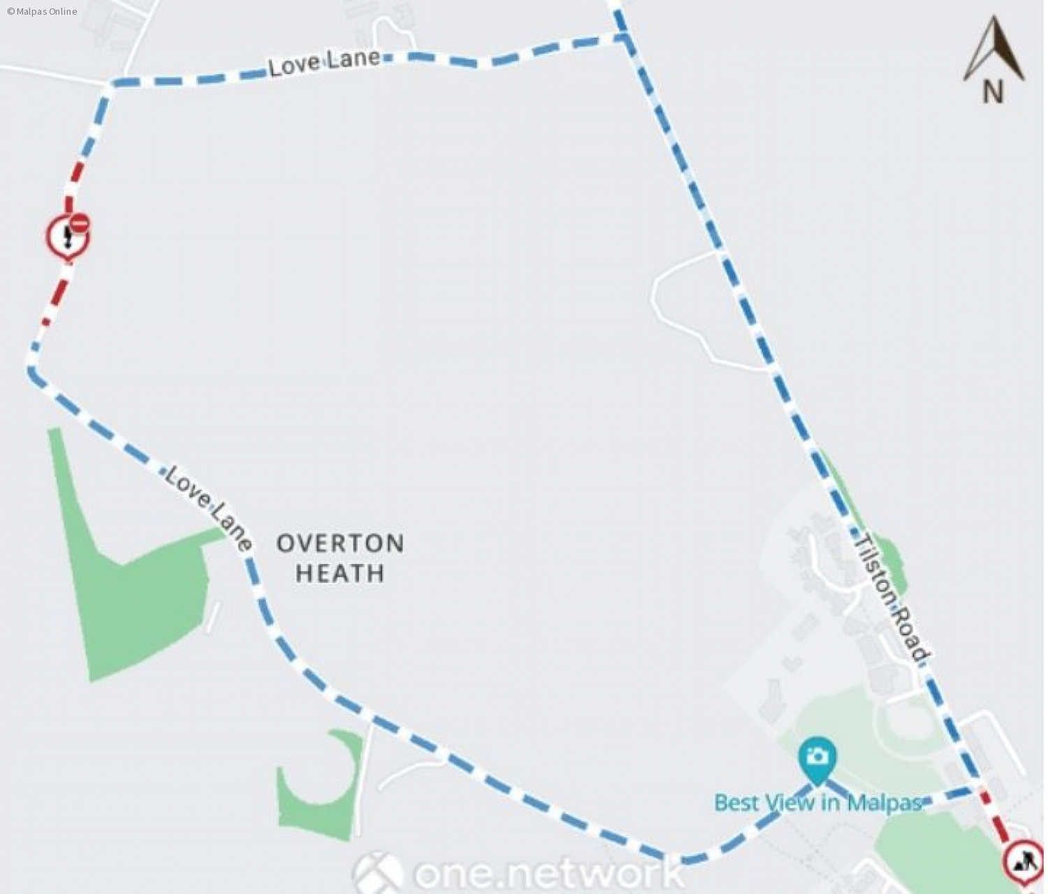overton heath lane march 2023