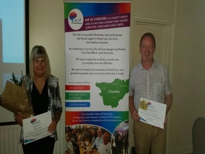 paul and linda with awards