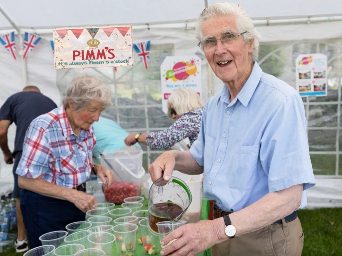 pimms tent pic