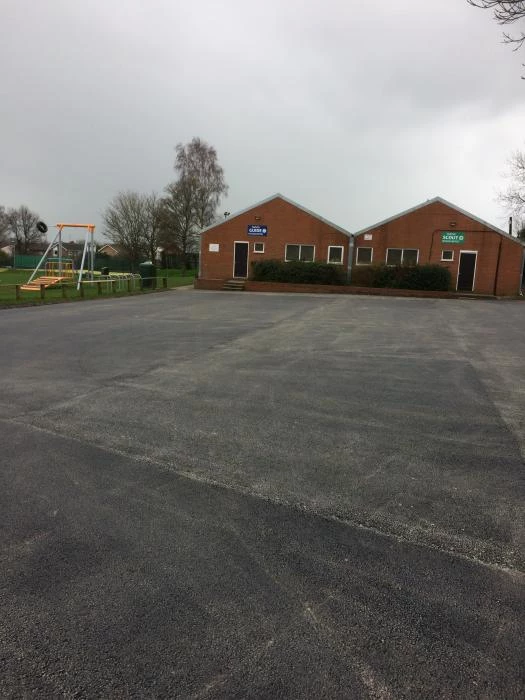 playing field car park resurfacing