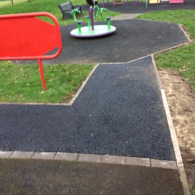 playing field childrens play area resurfacing
