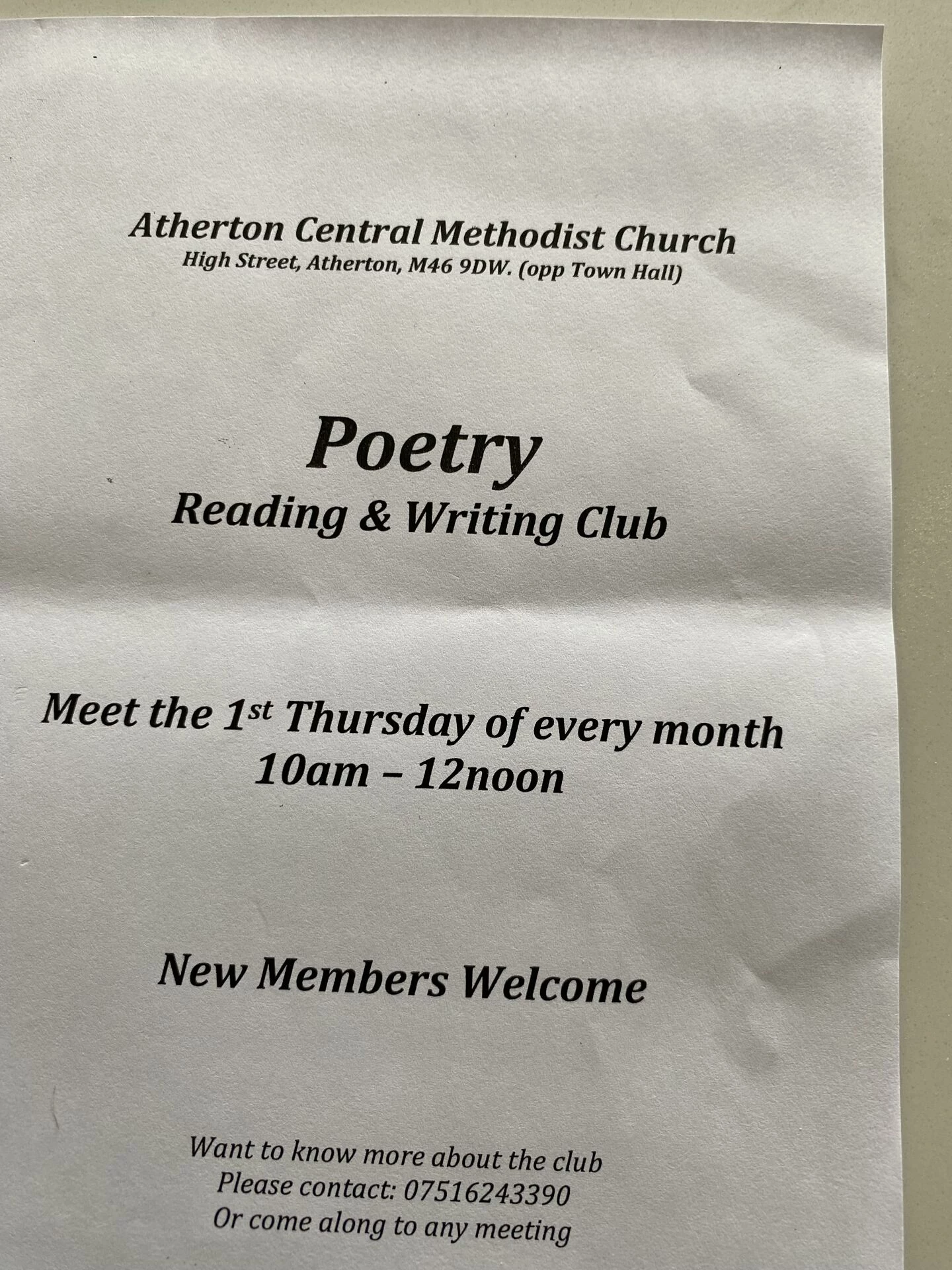poetry club
