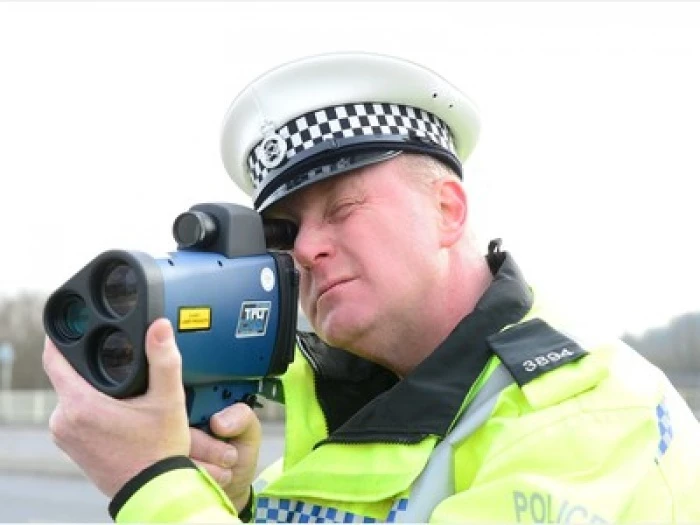 police speed camera