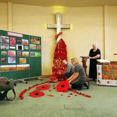 poppy display emmanuel 11th nov 2017 5