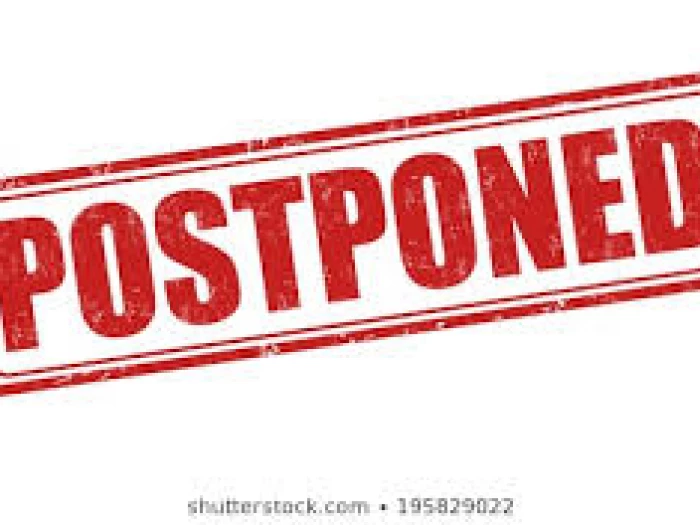 postponed