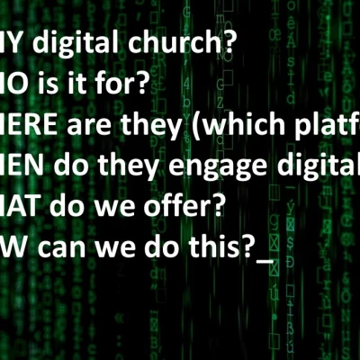 questions for digital churches graphic website