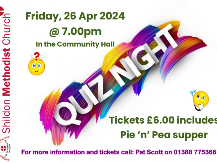 quiz night at shildon 26042024
