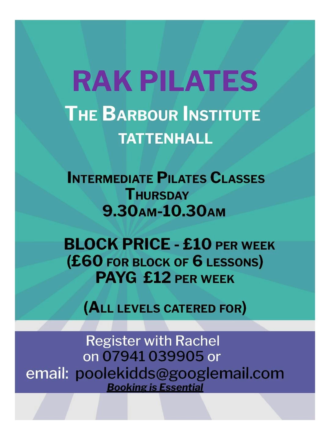 rak pilates march 2025