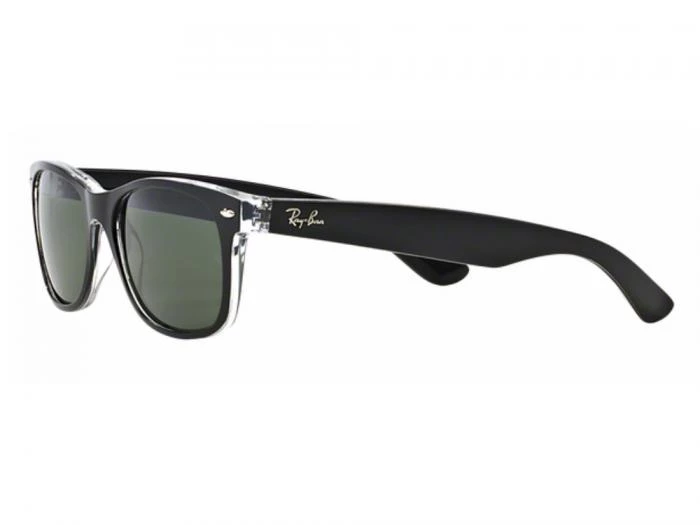 rb21326052tq rayban new wayfarer bicolor blacktransparent  green