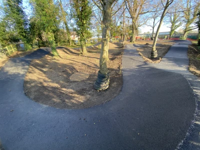 reigate pump track berms