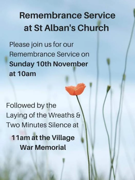 remembrance services at st albans 2019