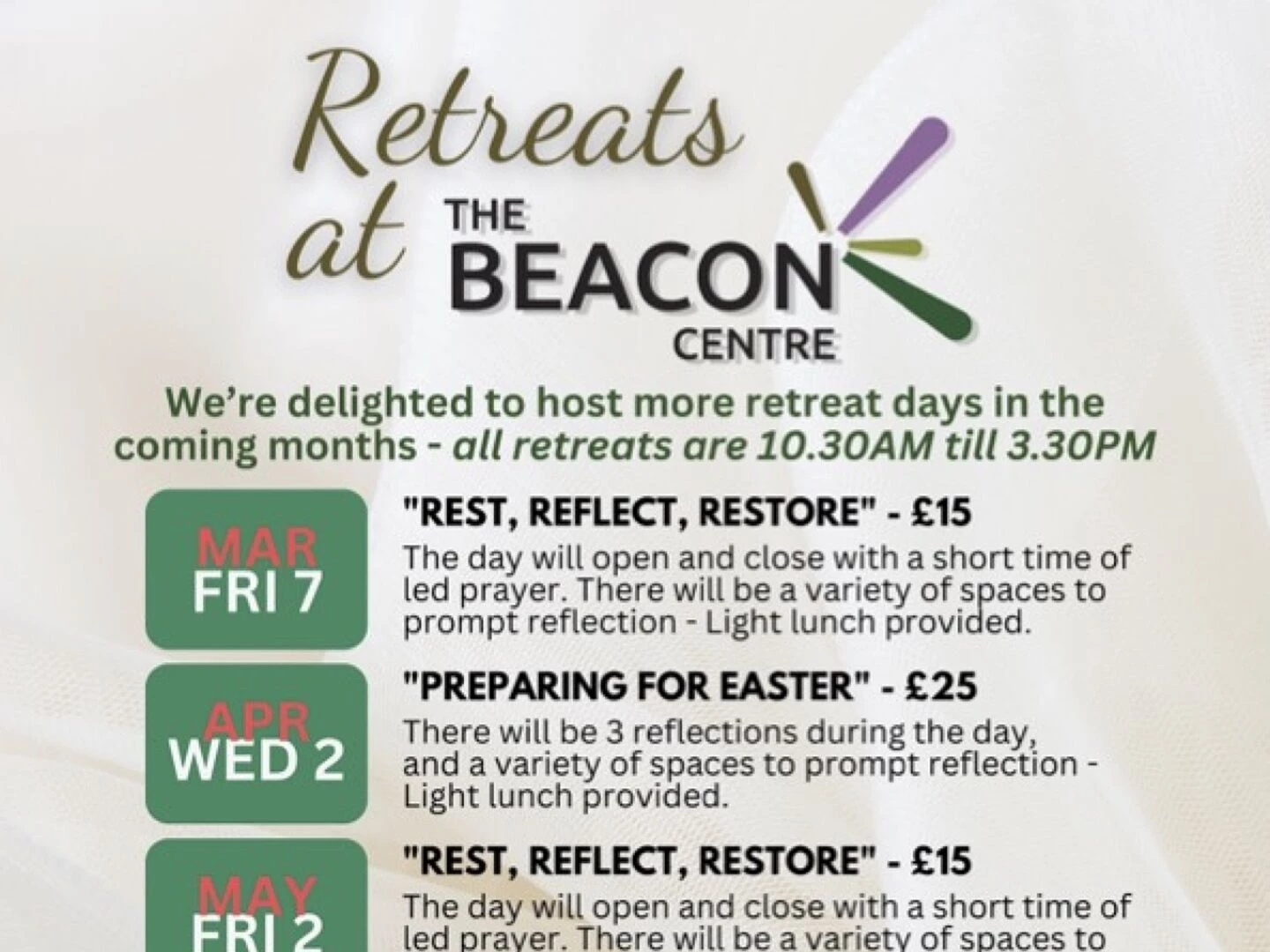 retreats at the beacon centre