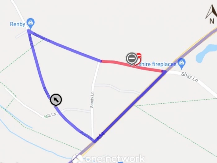 road closure barrow lane 2 aug