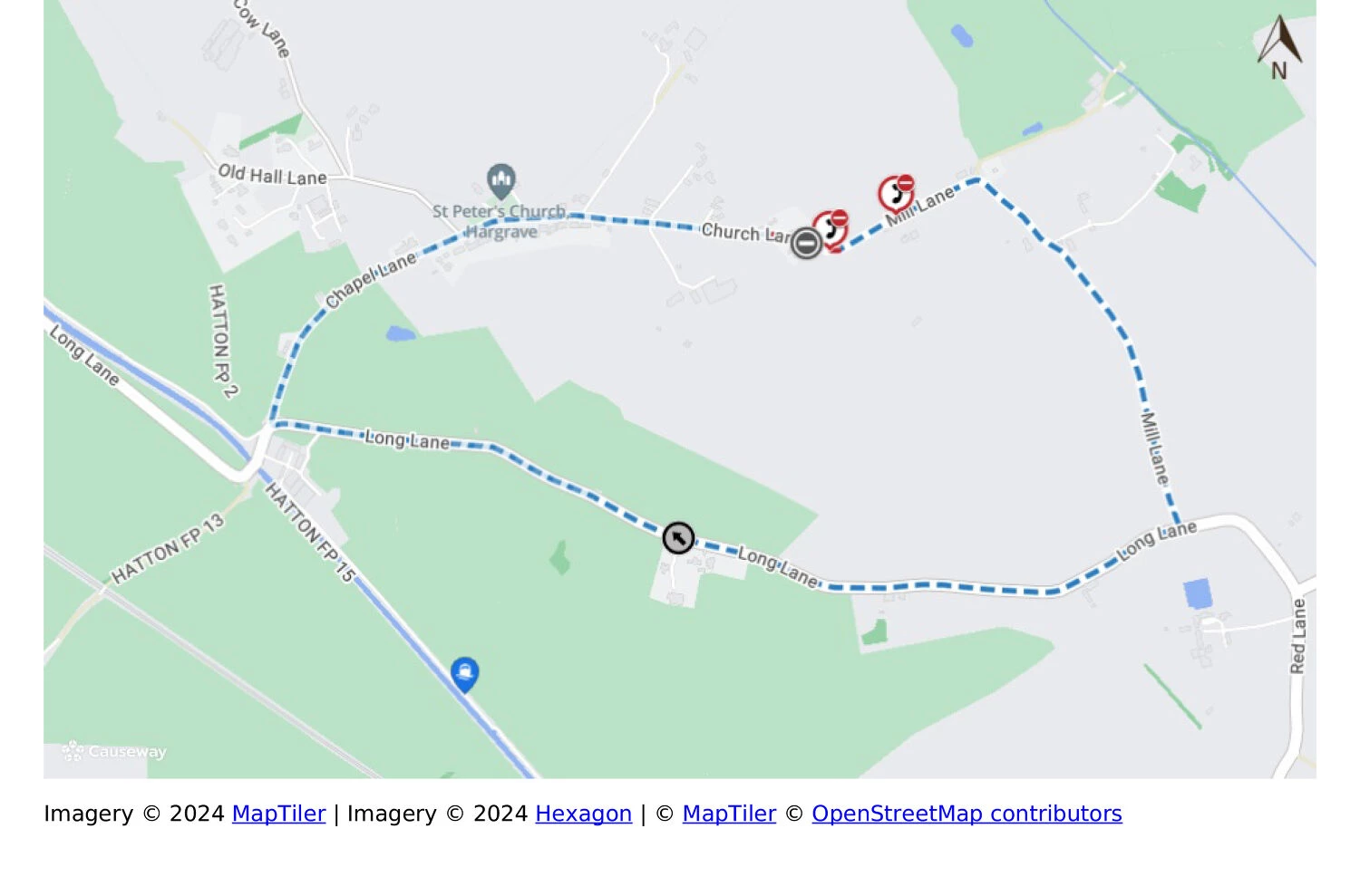 road closure hargrave