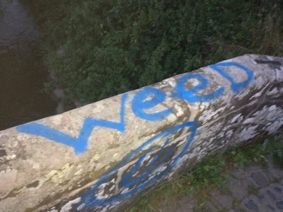 roman bridges graffiti