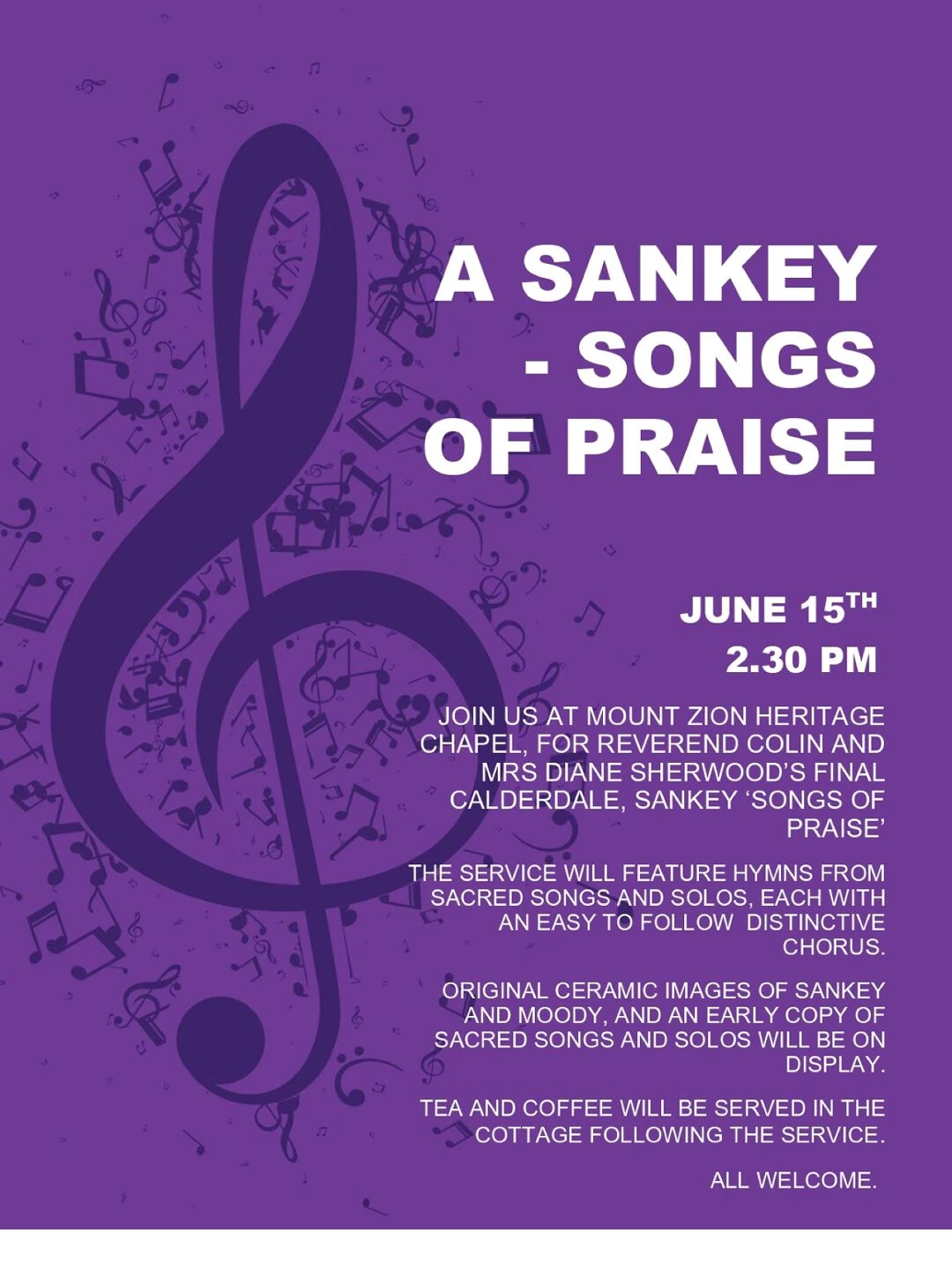 sankey songs of praise 15th june