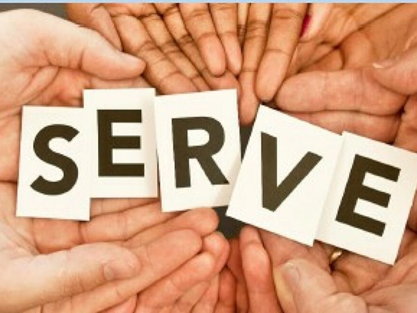serve hands