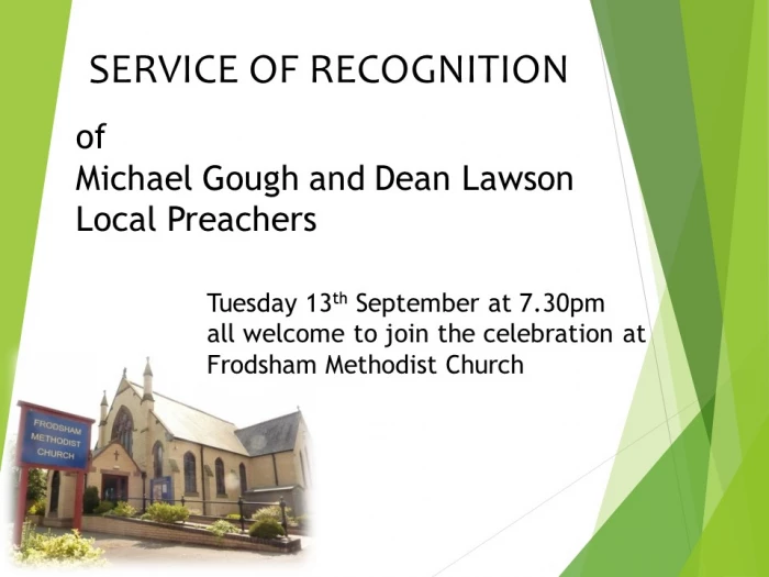 service of recognition sept22