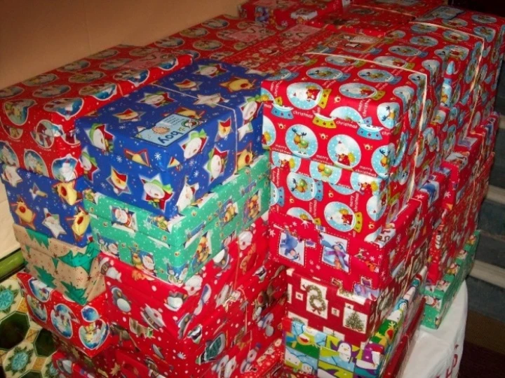 shoeboxes
