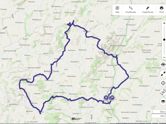shropshire way route