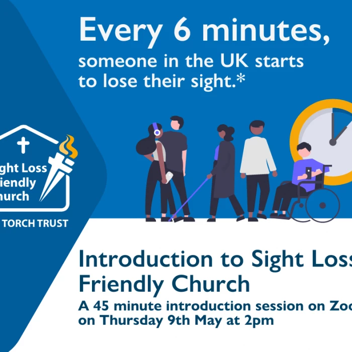 sight loss church 9th may
