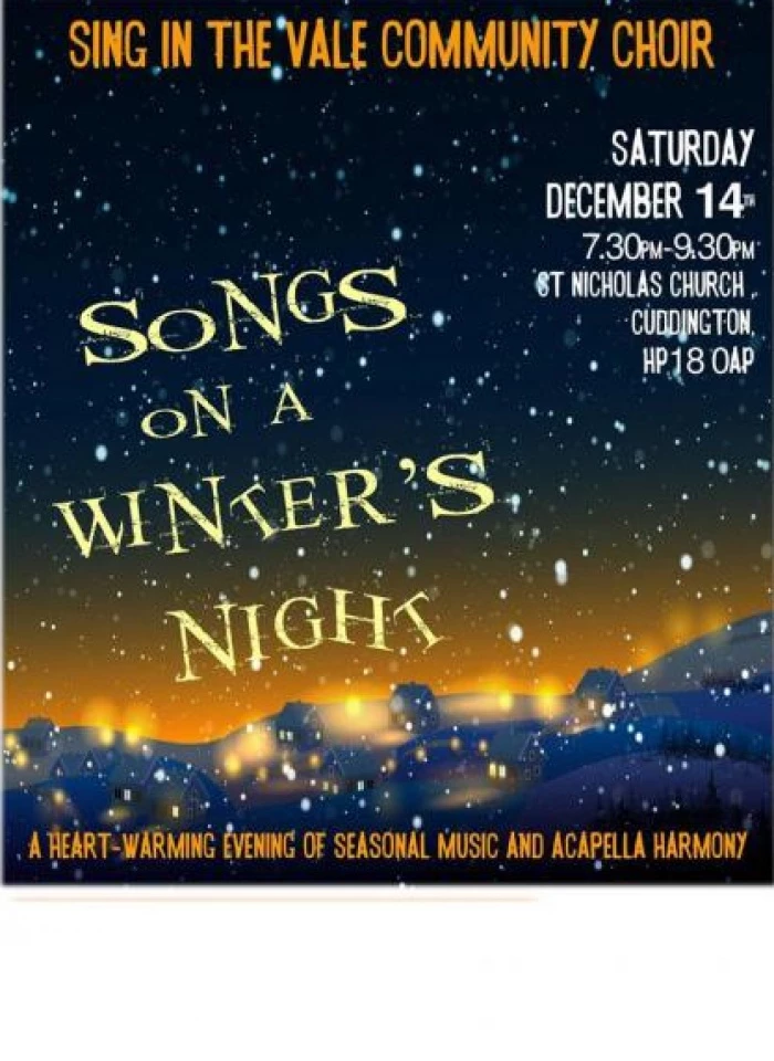 sing in the vale poster dec19
