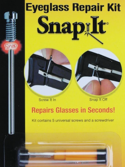snapit eyewear repair kit poster