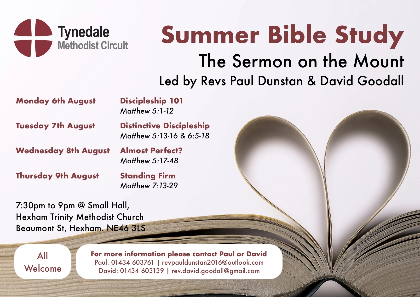 summer bible study poster