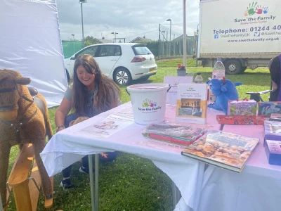 summer fete 2023  save the family stall