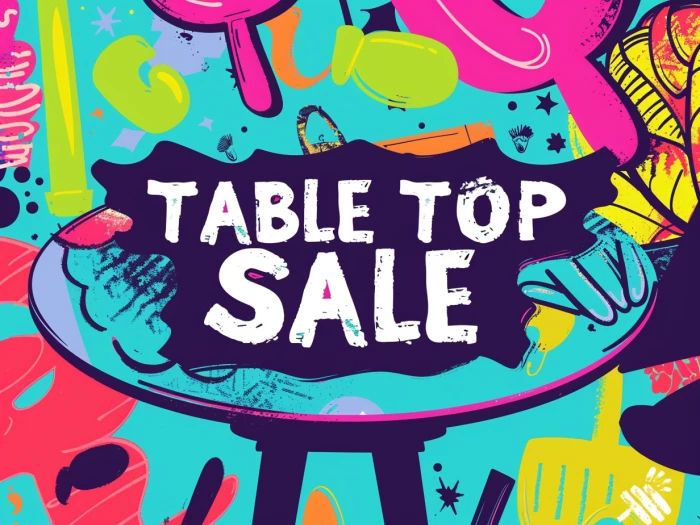 Romiley Methodist Church Table Top Sale