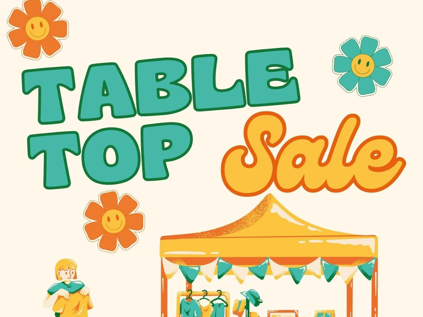 table top sale