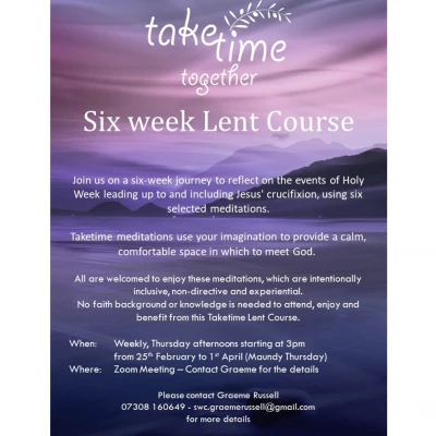 take time medications  lent 2021