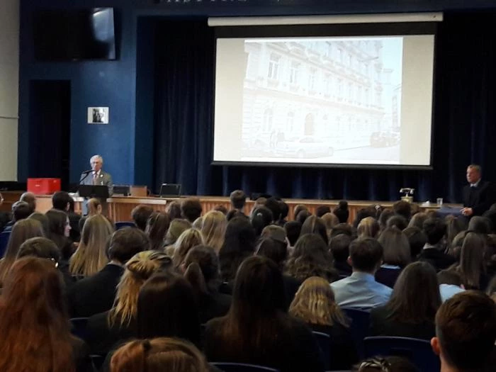 tarporley high school  holocaust talk by ernest simon