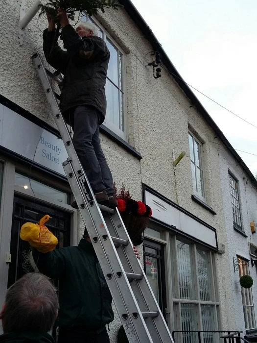 tarvin high st decorations come down 2