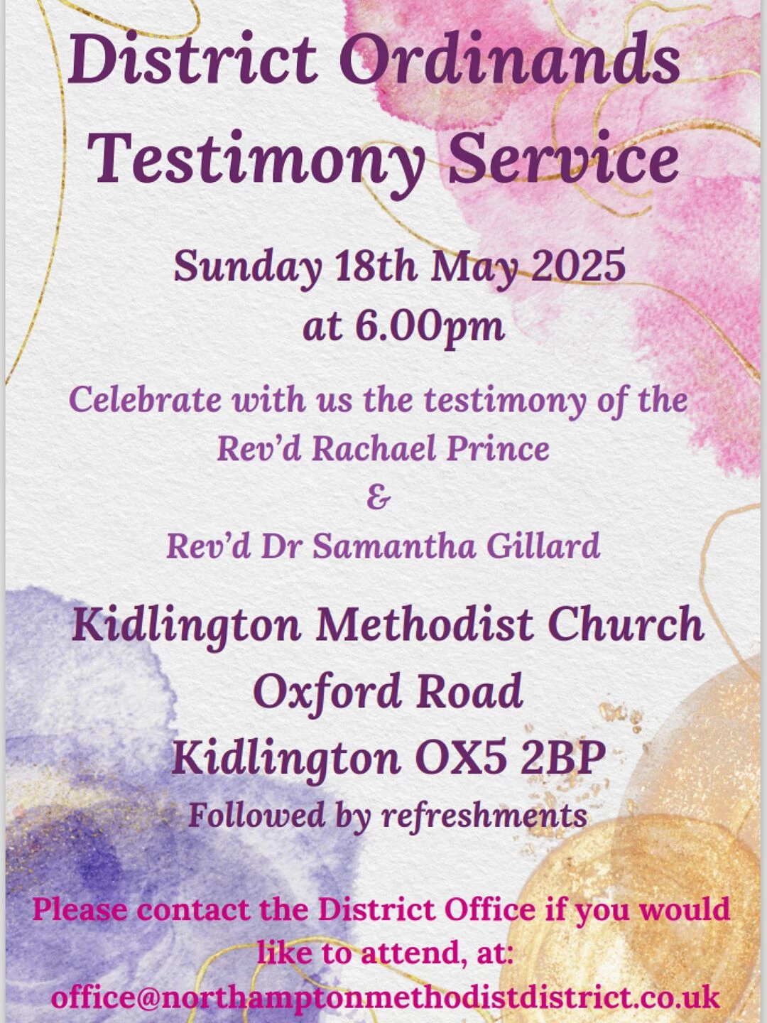 testimony service
