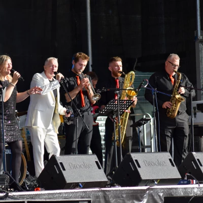 the godfathers of soul perform on stage  2