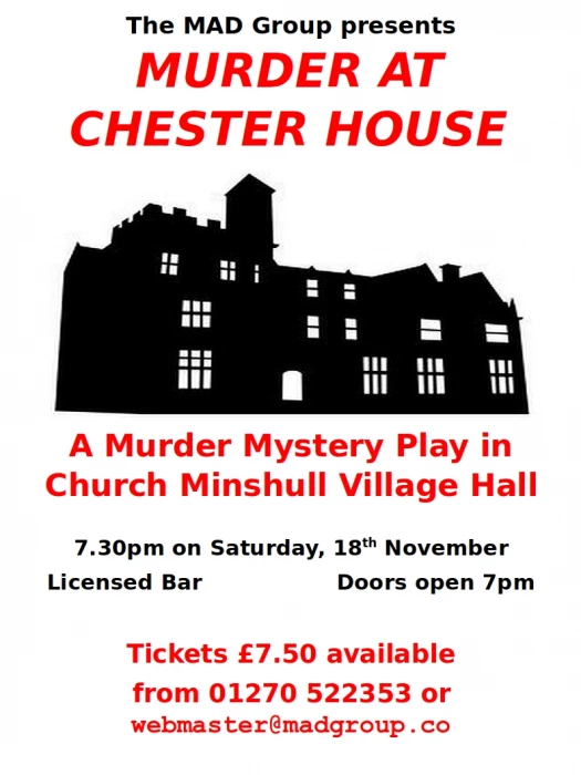 the mad group presents murder at chester house