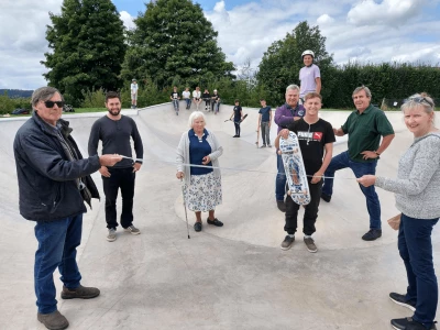 tisbury skatepark opening day