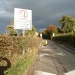 traffic calming finished