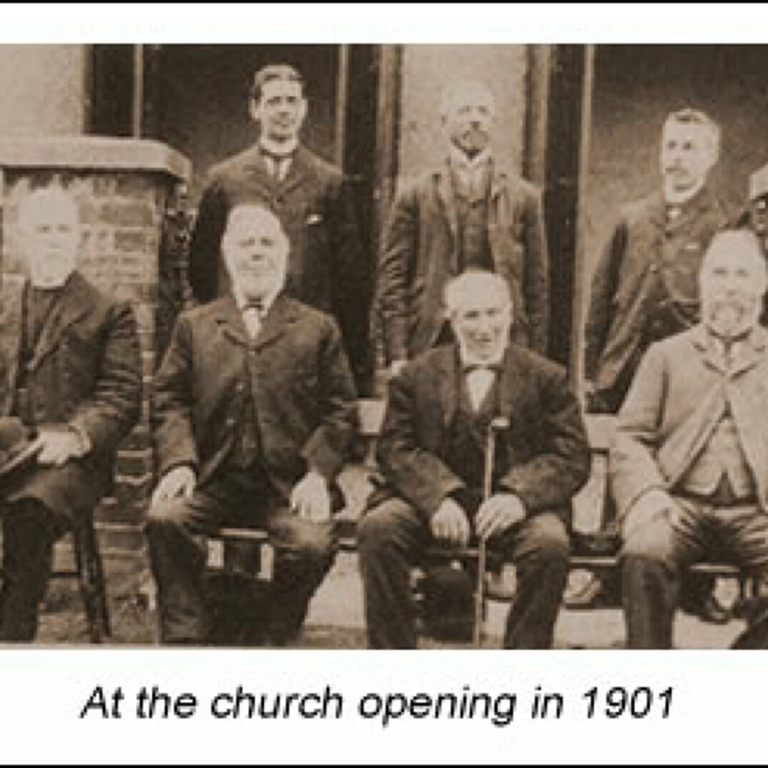 trustees at church opening in