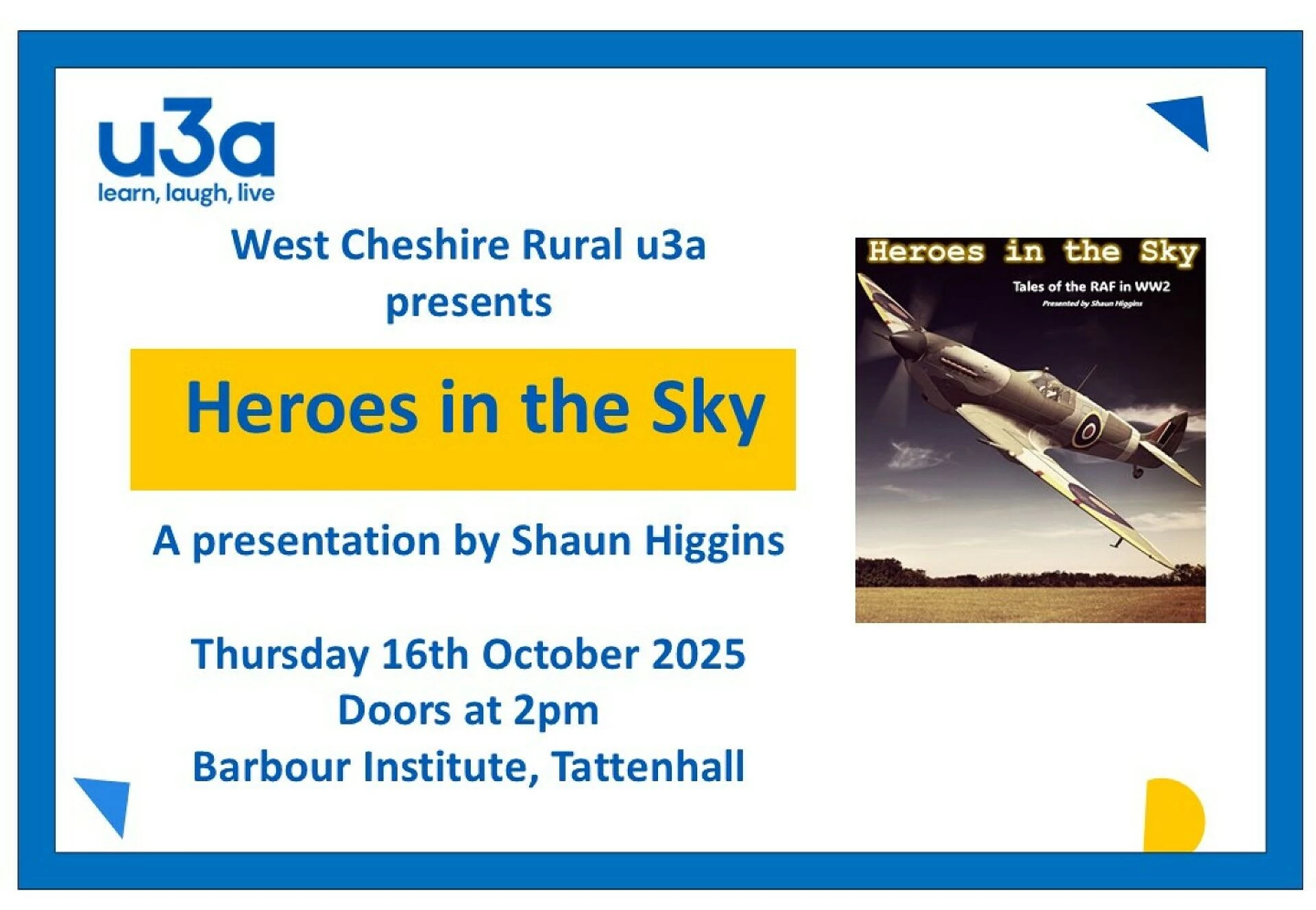 u3a 16 oct 25