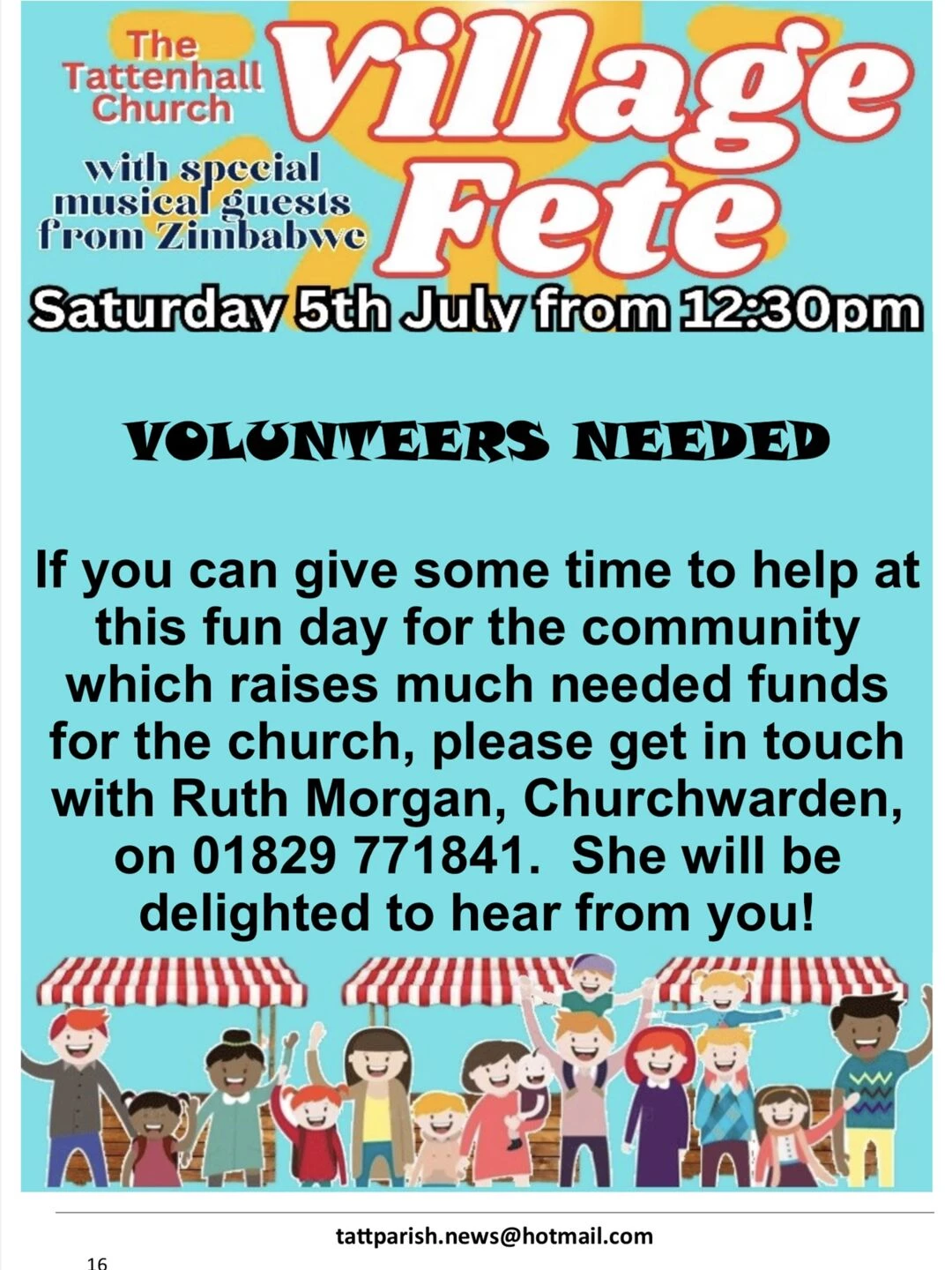 village fete volunteers
