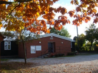 village hall in autumn 09