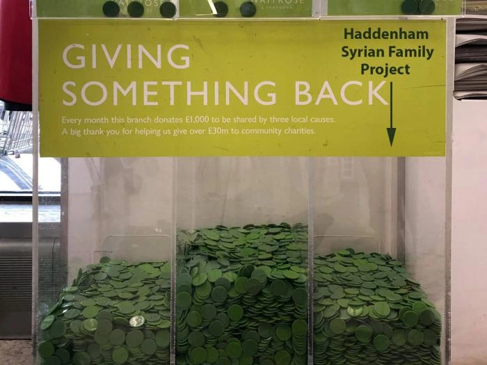 waitrose charity token bin 03