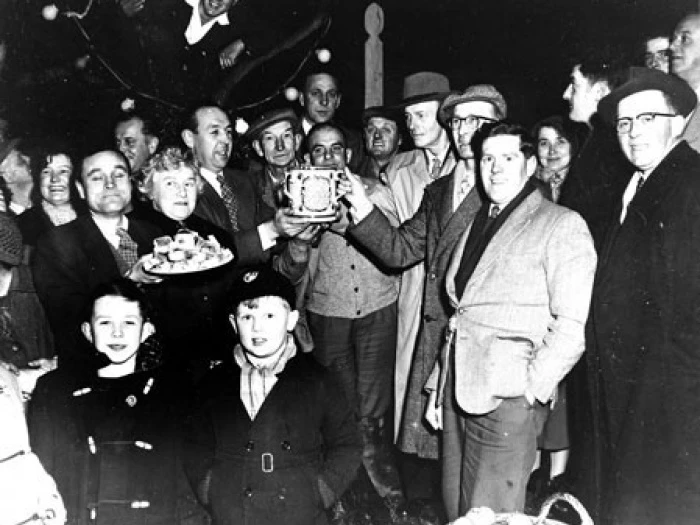 wassailing in curry rivel in the 1950s