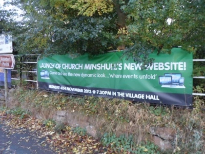website launch banner