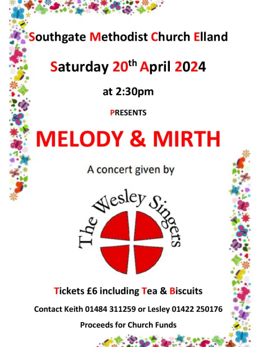 wesley singers concert april 24