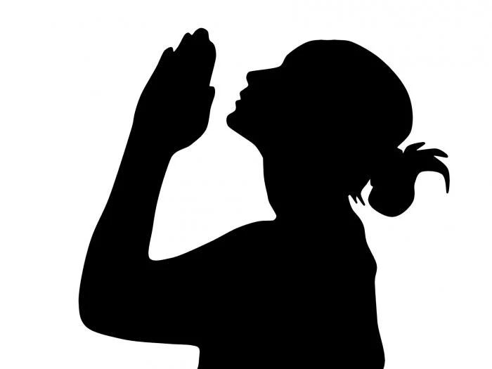 woman praying